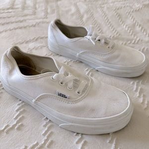 COPY - Woman’s white vans, size 6.5